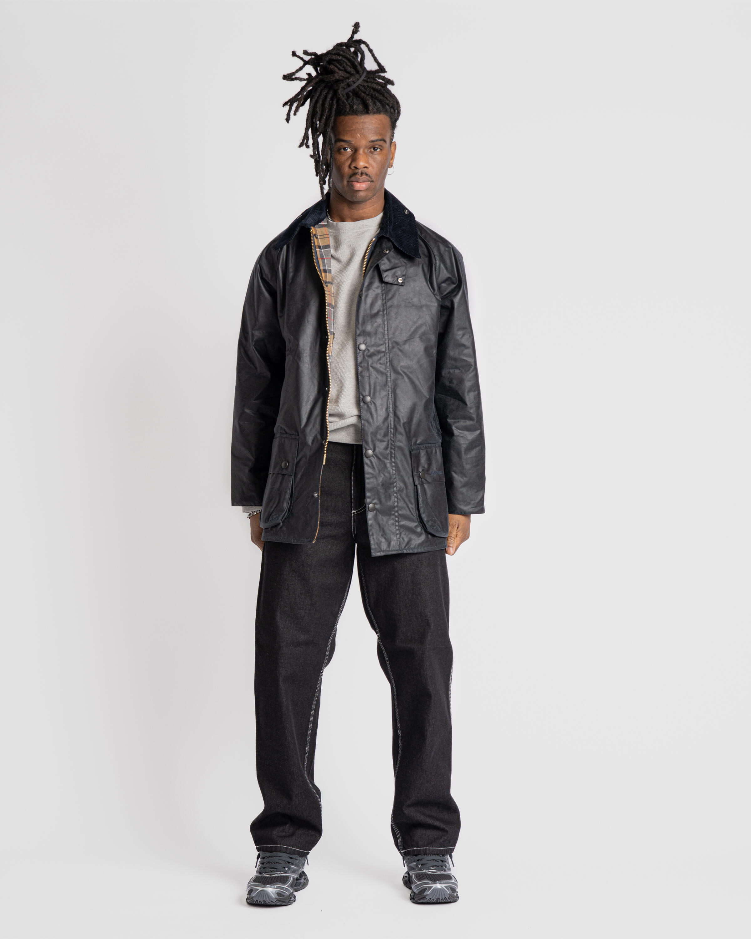 Barbour Beaufort Wax Jacket | MWX0017NY91 | AFEW STORE
